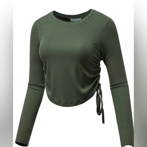A NEW DAY casual green long sleeve top - Picture 4 of 9